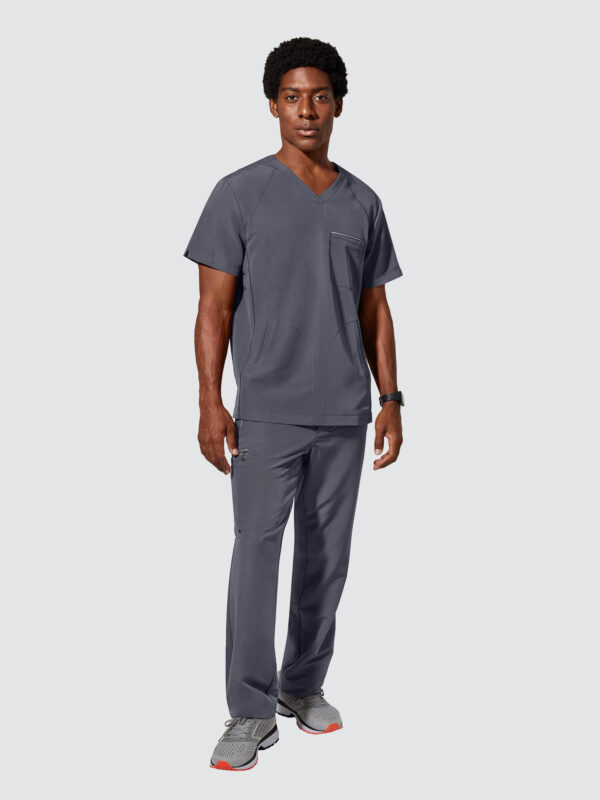 ⁦HH360 Steven & Noah men scrub set / Pewter⁩ - الصورة ⁦4⁩